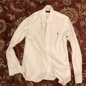 Ralph Lauren white casual button down